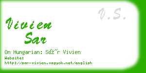 vivien sar business card